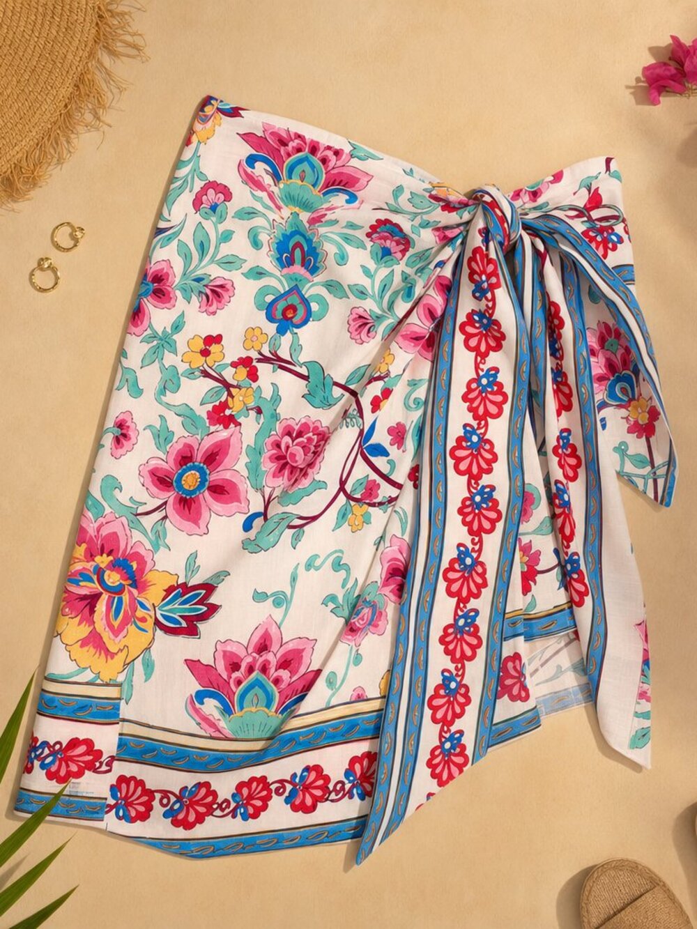 Coastal Chic Women’s Swim Sarong Cover-Up